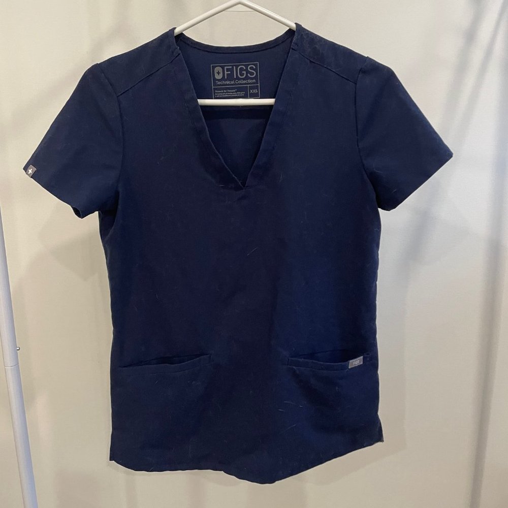 Figs Navy set : Top (XXS) Bottom (XS)